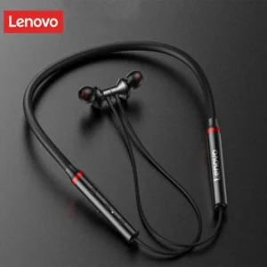 Lenovo HE05X Neckband Bluetooth Headset โ 20Hr Music, 300Hr Standby, Silicone Neck & Metal Shell