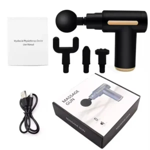Alternative view of Percussion Massage Gun with 4 Attachments