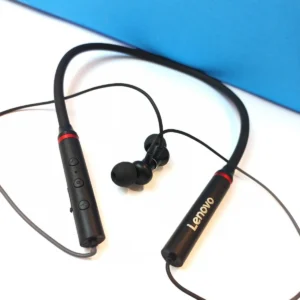 Lenovo HE05X Neckband Bluetooth Headset — 20Hr Music, 300Hr Standby, Silicone Neck & Metal Shell - Image 3