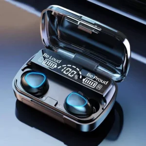 M10 True Wireless Earbuds โ Bluetooth 5.1, IPX6 Waterproof, Wireless Charging Case & Touch Controls