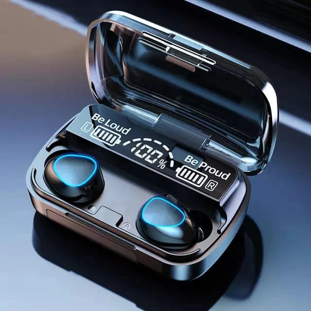 M10 True Wireless Earbuds — Bluetooth 5.1, IPX6 Waterproof, Wireless Charging Case & Touch Controls